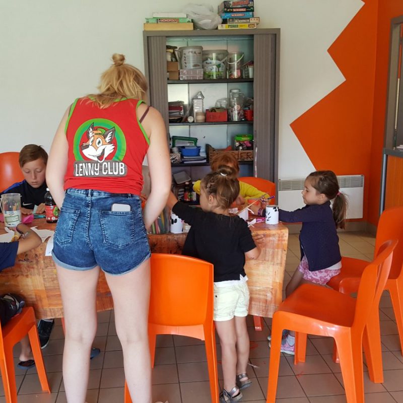 Le mini-club du camping