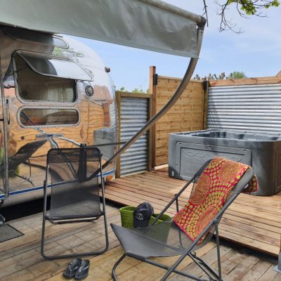 Airstream et spa Hauterives